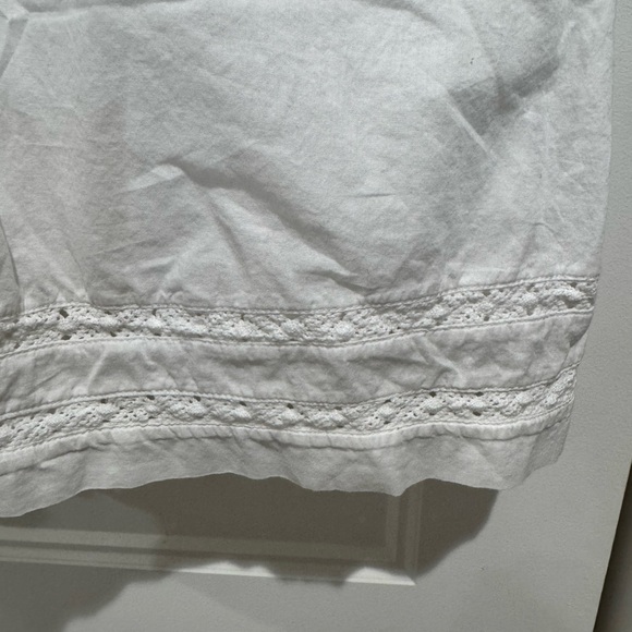 J.Crew V-neck Mini dress with Crochet trim - Picture 7 of 13